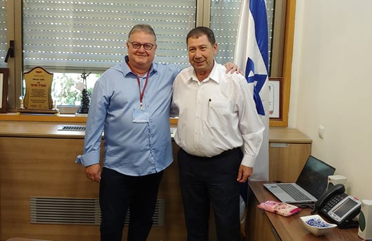 חבר הכנסת מרעי ושלמה אייזיק